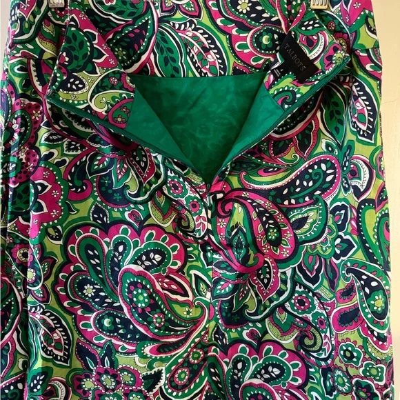 Talbots Skirt Sz 4 Fully lined.100% Cotton Perfect for Spring! NEW witho… - Picture 6 of 7
